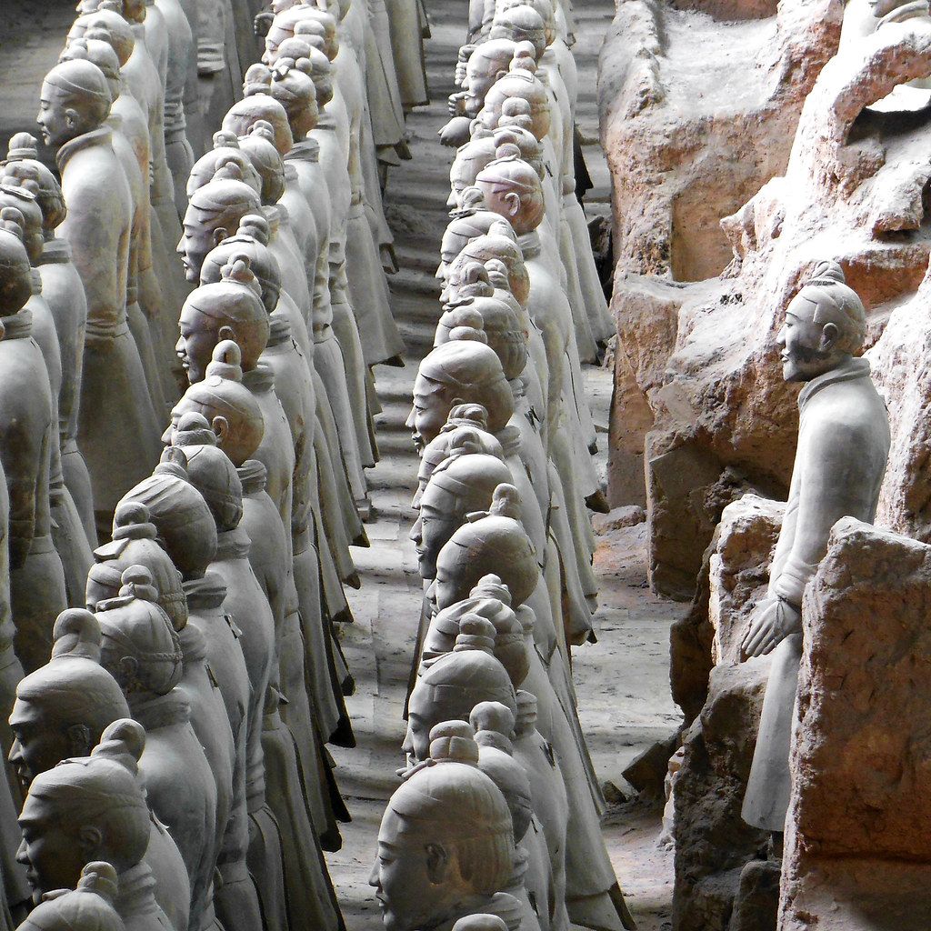 The Terracotta Army outside Xi'an