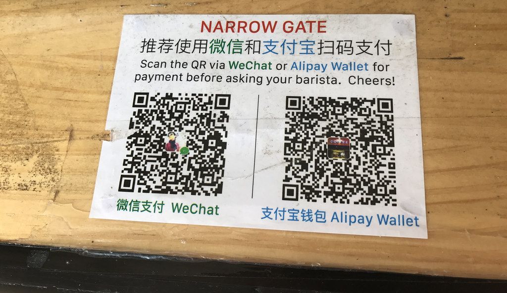 Paying with a smartphone in China